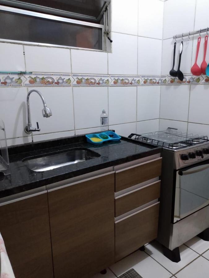 Studio Confortavel Com Ar Condicionado E Internet. Appartement São Vicente Buitenkant foto